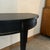 Half-Moon Console Table in Black Patinated Wood For Sale - Image 4 of 6