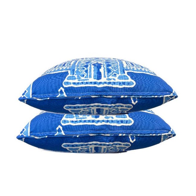 2020s Pair of 22'' Dana Gibson by Stroheim Pillows For Sale - Image 5 of 6