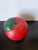 1990s Large 1990s Terra Cotta Hand Painted Decorative Fruit Apple Rustic Italian For Sale - Image 5 of 8