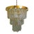 Lucite And Brass Kalmar Style Icicle Chandelier For Sale