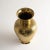 Metal Vintage Ribbed Brass Vase For Sale - Image 7 of 8