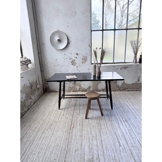 Dining Table with Black Patina from Tapiovaara, 1950s For Sale - Image 3 of 18