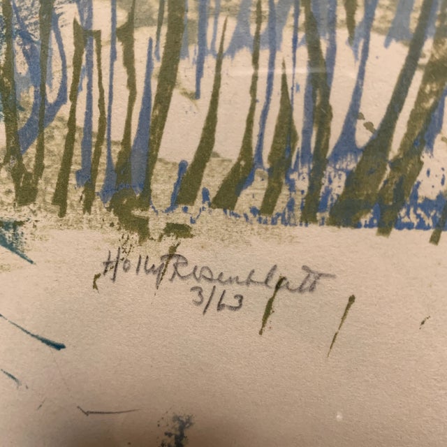 1960s 1963 Holly R. (Keller) ‘Beach Grass’ Orignal Print For Sale - Image 5 of 8