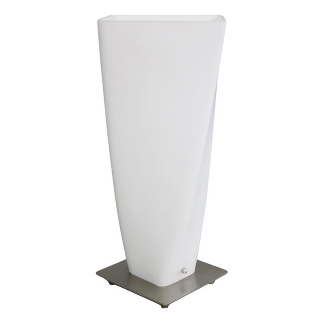 Italian Glass Table Lamp from Panzeri, 1990s For Sale