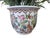 Ceramic Vintage Chinoiserie Famille Rose Ceramic Cachepot Planter For Sale - Image 7 of 12
