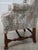 Wood Pair of Tall Back William & Mary Style Wing Chairs For Sale - Image 7 of 18