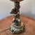 Hollywood Regency Vintage Loevsky & Loevsky Hollywood Regency Crystal Brass Cherub Lamp For Sale - Image 3 of 12