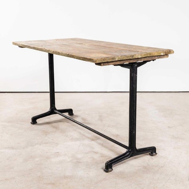 Vintage Bistro Dining Table, 1930s For Sale - Image 6 of 9