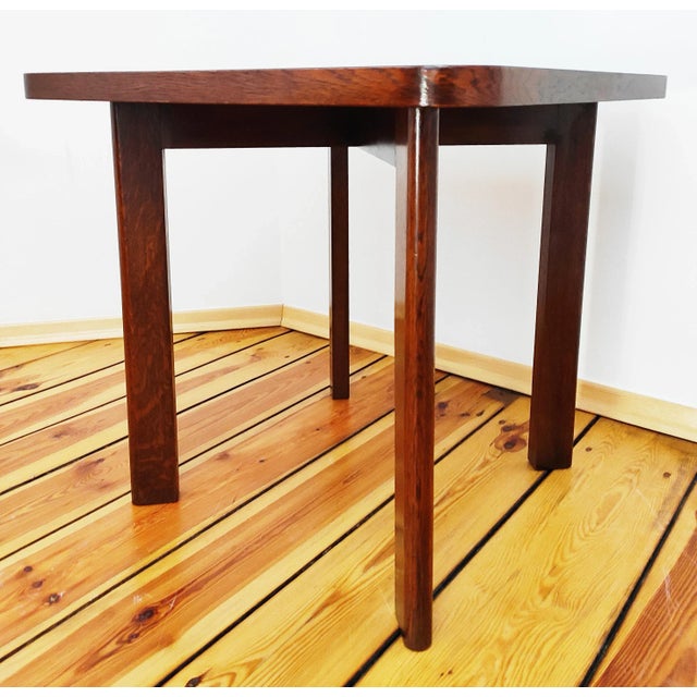 Wood Czechoslovakian Coffee Table by J. Halabala for UP Závody, 1950s For Sale - Image 7 of 9