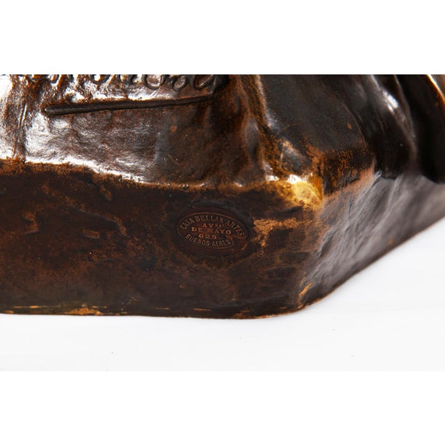 Rare French Bronze Sculpture “Return of Prodigal Son” by Ernest Dubois For Sale - Image 17 of 18