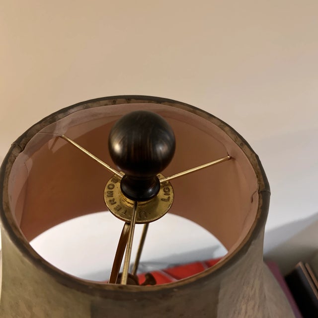 Uttermost Ceramic Table Lamp With Fabric Shade For Sale In Naples, FL - Image 6 of 11