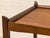 Burnt Umber Vintage Mid-Century Modern Two-Tier Wood Bar Cart For Sale - Image 8 of 12