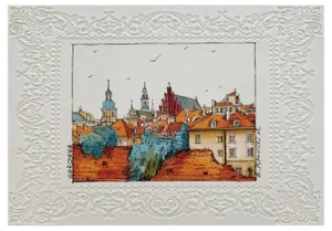 Bogdan Pikulicki, Warsaw, Print and Watercolour on Paper, 2022