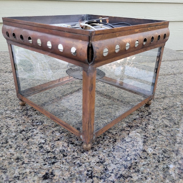 American Indoor/Outdoor Colonial Metalcraft Federal Ceiling Light in Copper For Sale - Image 3 of 18