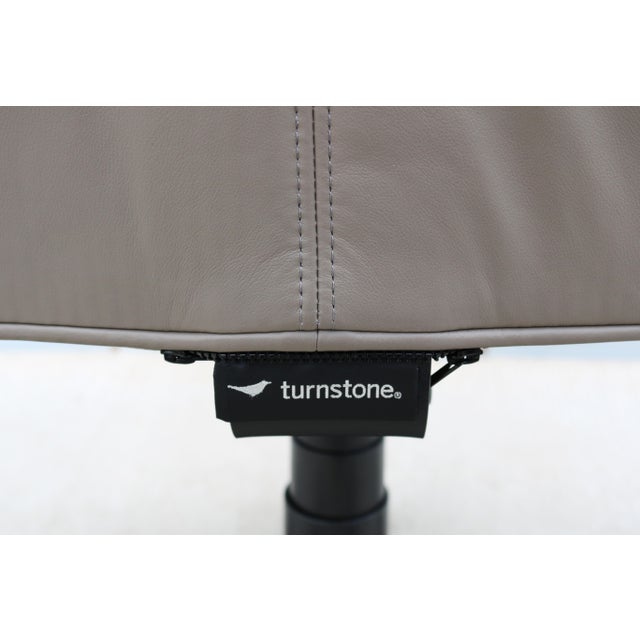 Steelcase Turnstone Jacket Ergonomic Executive Desk Chair in Taupe Leather, New For Sale - Image 14 of 18