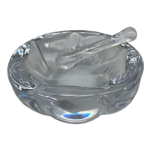 Crystal Ashtray from Daum, 1970s For Sale