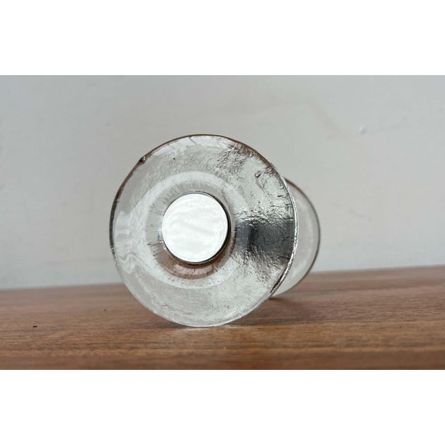 Silver Mid-Century Modern Space Age Glass and Metal Door Handle, Germany, 1960s For Sale - Image 8 of 18