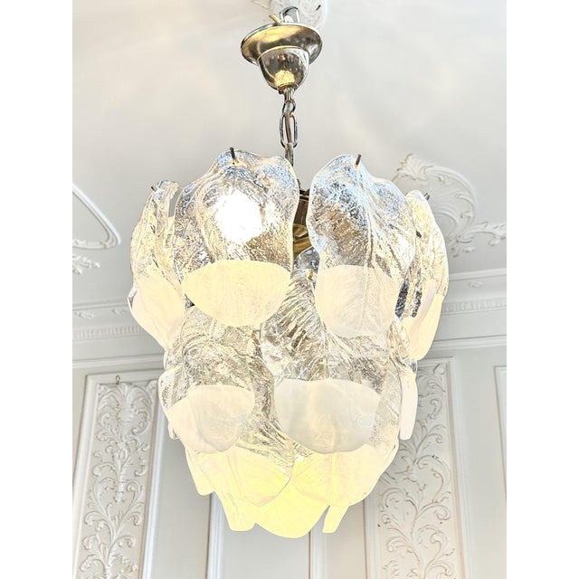 Vintage Italian Murano Glass Chandelier, 1970 For Sale - Image 6 of 14