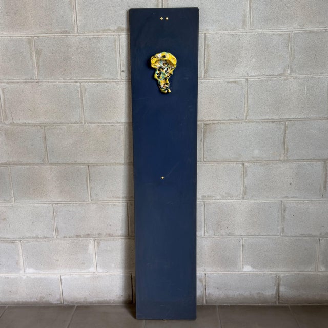 Ceramic and Fabric Wall Coat Rack attributed to Fontana Borsani, 1950s For Sale - Image 10 of 10