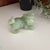Vintage Jade Carved Foo Dog Dragon with ball. Foo Dogs, also known as guardian lions, are a traditional Chinese symbol of...