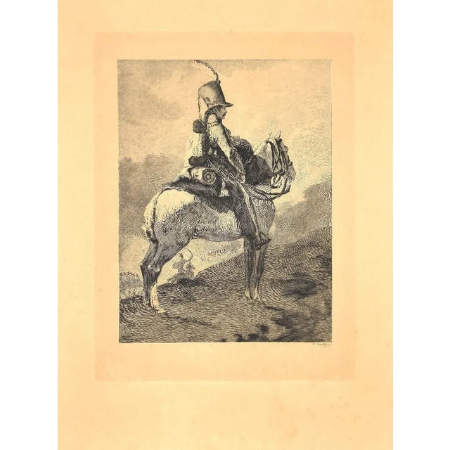 The Sentinel is an original artwork realized by Charles Courtry in the second half of the 19th Century. Original etching...
