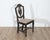Wood Set of Four 19th Century Swedish Blackened Wood and Gilt Lyre-Back Chairs For Sale - Image 7 of 18