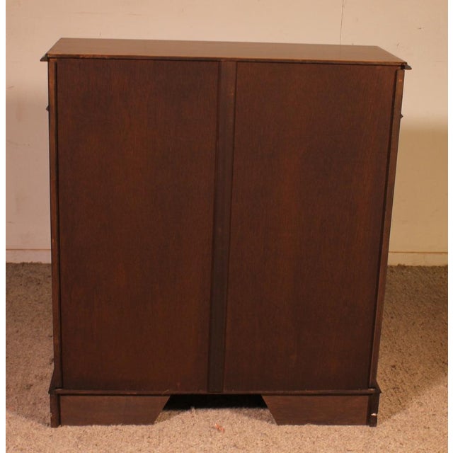 Open Bookcase in Mahogany with Inlays For Sale - Image 9 of 13