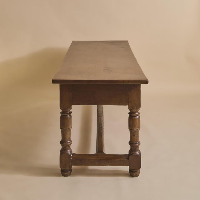 19th Century French Walnut Dining Table For Sale - Image 4 of 13