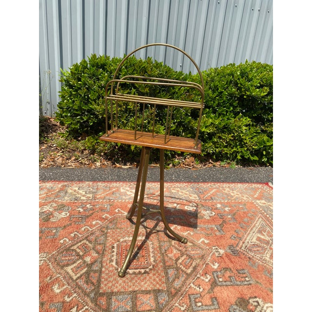 Antique Victorian Revolving Newspaper Stand Chairish