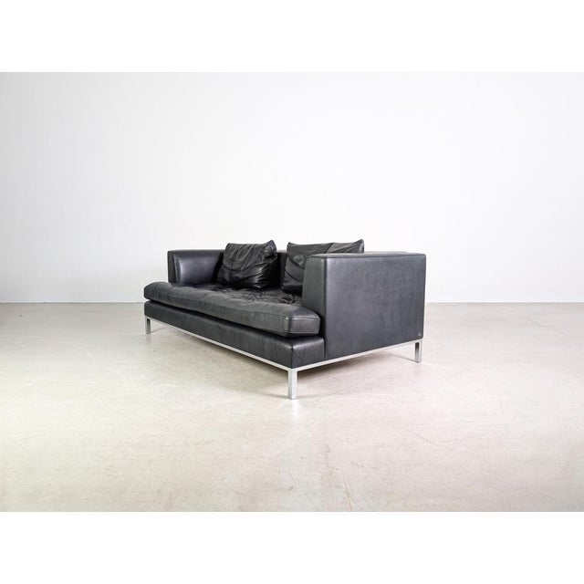 Animal Skin DS-0040 2-Seater Sofa in Black Leather from de Sede For Sale - Image 7 of 15