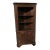 1980s Henkel Harris Mahogany Corner Cabinet Hutch Cupboard For Sale