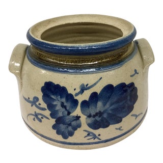 Rustic Stoneware Planter For Sale