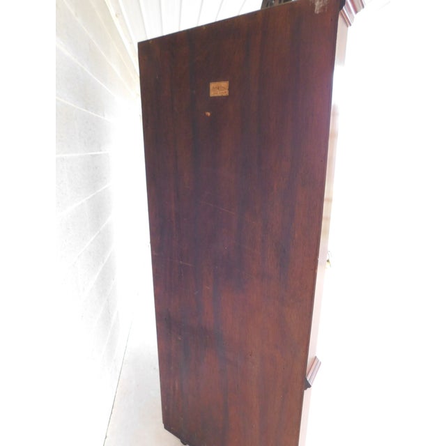 Brown Potthast Federal Style Mahogany Inlay Corner Cabinet For Sale - Image 8 of 17