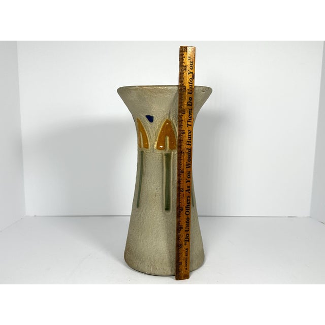 Roseville Pottery Mostique Vase, 10" Tall, c. 1915 For Sale - Image 9 of 10