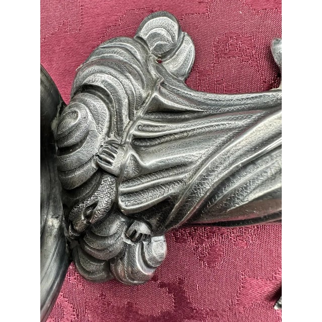 Stoup Depicting the Madonna in 925 Sterling Silver For Sale - Image 3 of 11