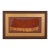 Large Framed Pre-Columbian Woven Textile Fragment from Chimu Chancay Culture For Sale