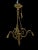 19th Century French Neoclassical Louis XVI Revival Gilt Bronze Three-arm Light Chandelier For Sale - Image 12 of 12