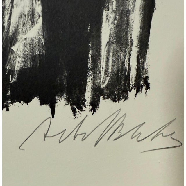 Expressionism Arbit Blatas, Lithuanian French Artist Arbit Blatas Lithograph Georges Braque School of Paris, 1962 For Sale - Image 3 of 7