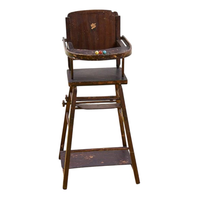 Vintage Children's High Chair For Sale