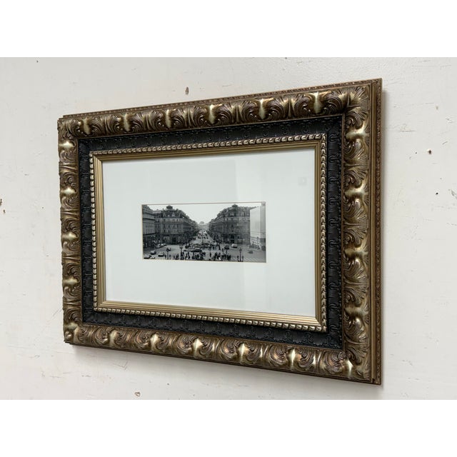 Design Plus Gallery presents a Framed Photograph of an Iconic Strip in Paris, France. This specific spot on Paris's grand...