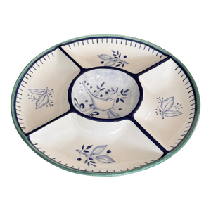 Made in Portugal Villeroy & Boch Bluebird Pattern Chip & Dip