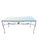 Elegant vintage wrought iron coffee table attributed to Woodard in the sought-after “Chantilly Rose” pattern. Features a...