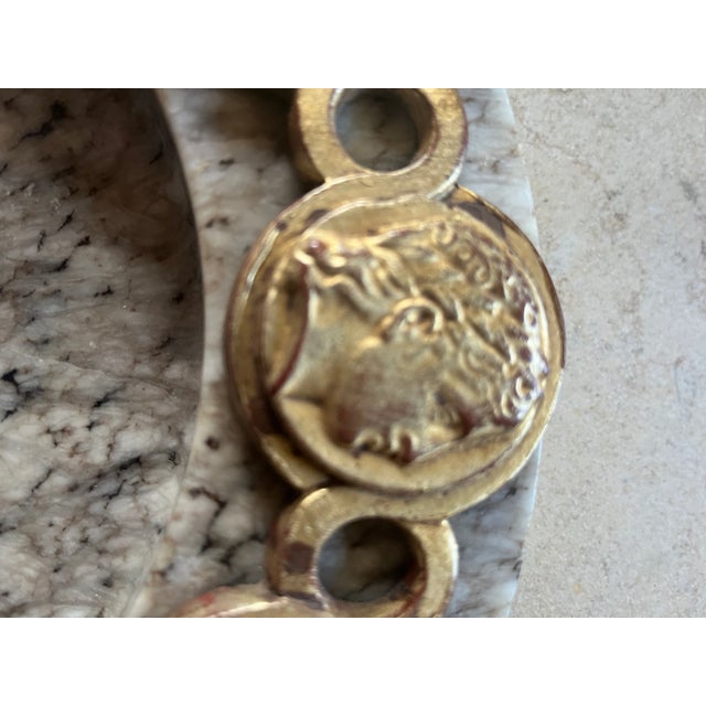 Grand Tour Late 19th Century Italian Marble Tray For Sale - Image 3 of 9