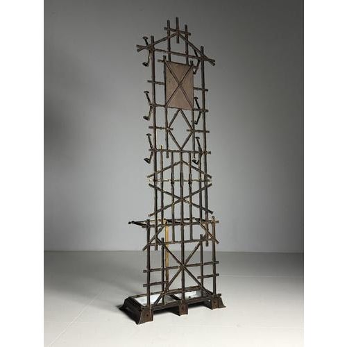 Faux Bamboo Coat Rack, 1900s For Sale - Image 6 of 15