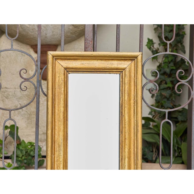 French Giltwood Rectangular Wall Mirror, Circa 1920 For Sale - Image 9 of 9