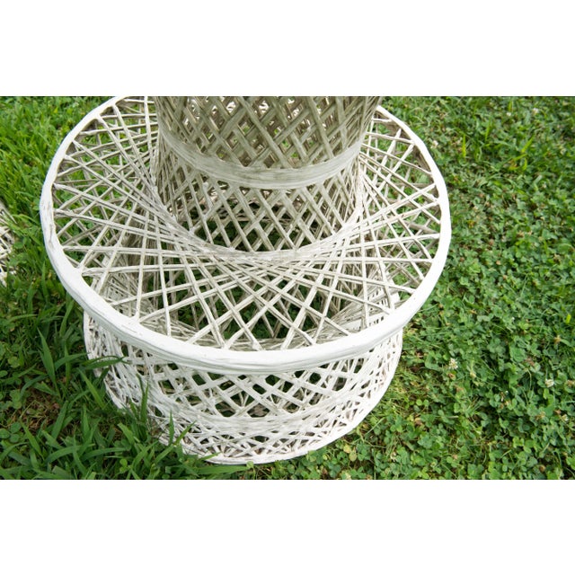 Russell Woodard Spun Fiberglass Stools - Set of 3 For Sale - Image 9 of 12