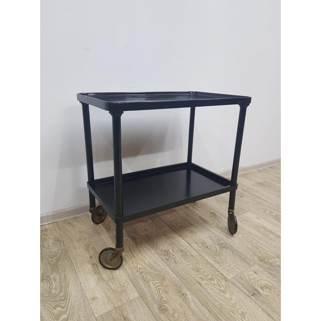 Historic Black Mobile Bar, 1930s For Sale - Image 13 of 13