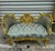 French French Style Blue Small Settee Gold Details For Sale - Image 3 of 8