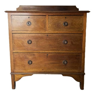 Antique Edwardian Mahogany Chest, 1900s For Sale