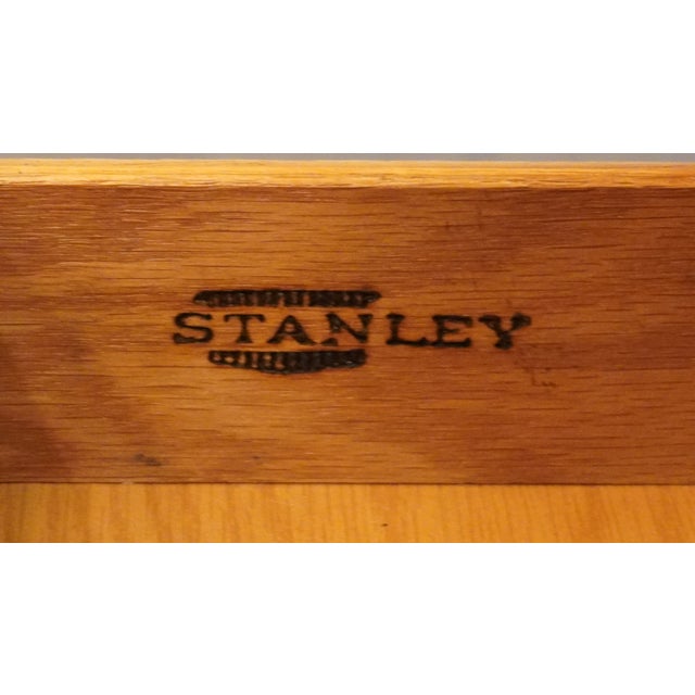 Wood Stanley Furniture Country French 26" Open Cabinet Nightstand 995-80 For Sale - Image 7 of 12